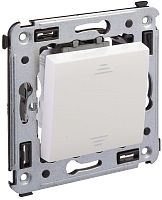 Выключатель кнопочный без рамки DKC Avanti 1-кл. белое облако картинка